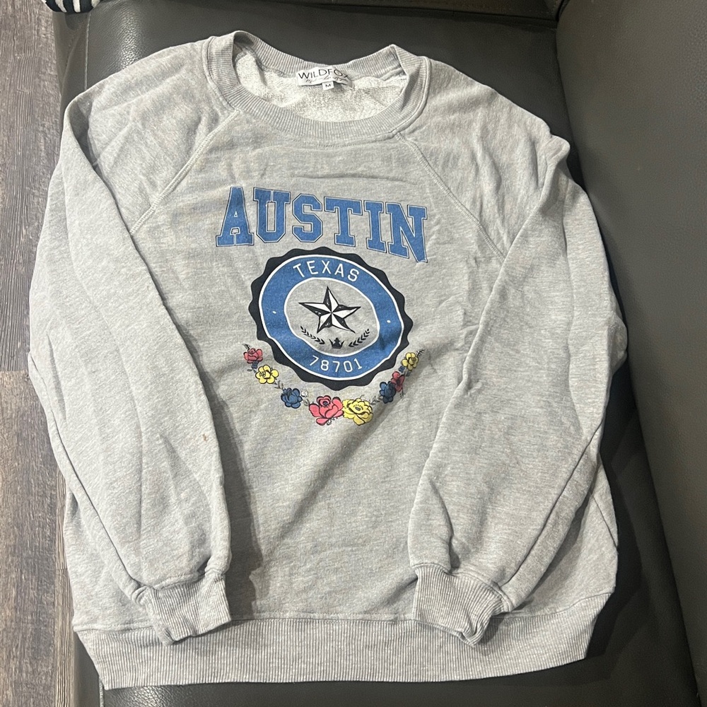Wildfox Gray Austin Texas Sweatshirt